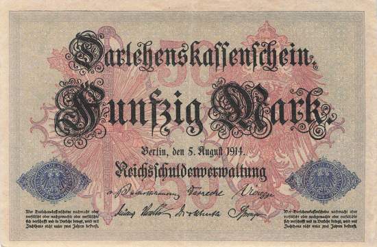 50 Mark 1914 E